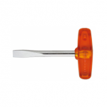 AGT - ISORYL screwdrivers for slotted-head screws - forged blade - T handle